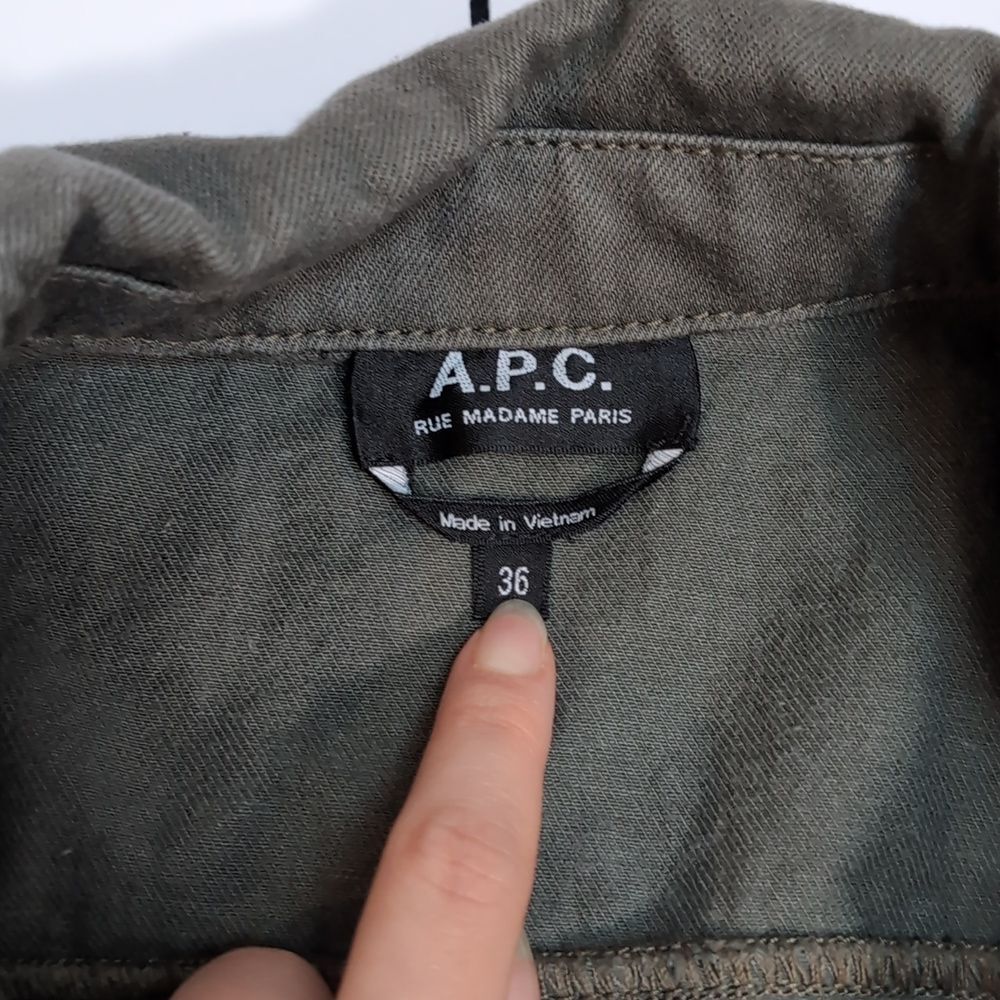 APC Khaki Denim Jacket - Picture 6 of 8